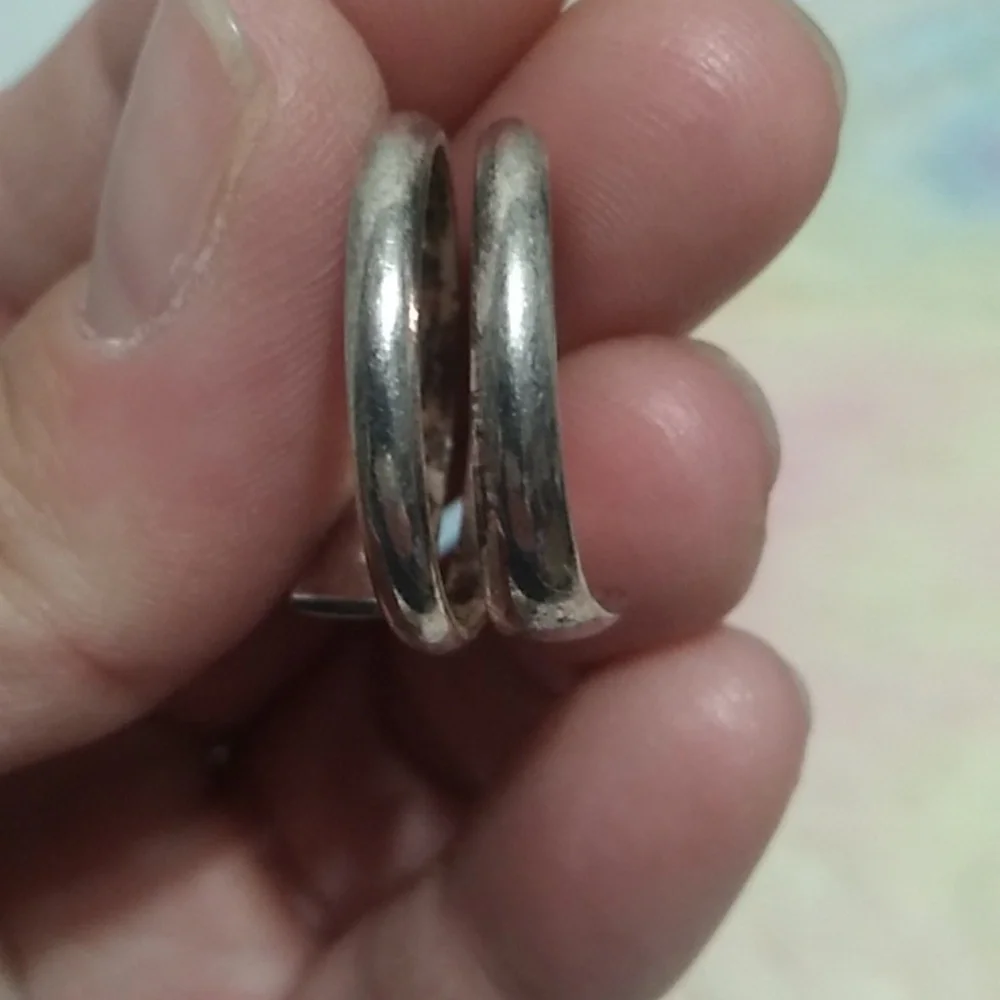 SALE! Swirl 925 Sterling Silver Ring Sz.7